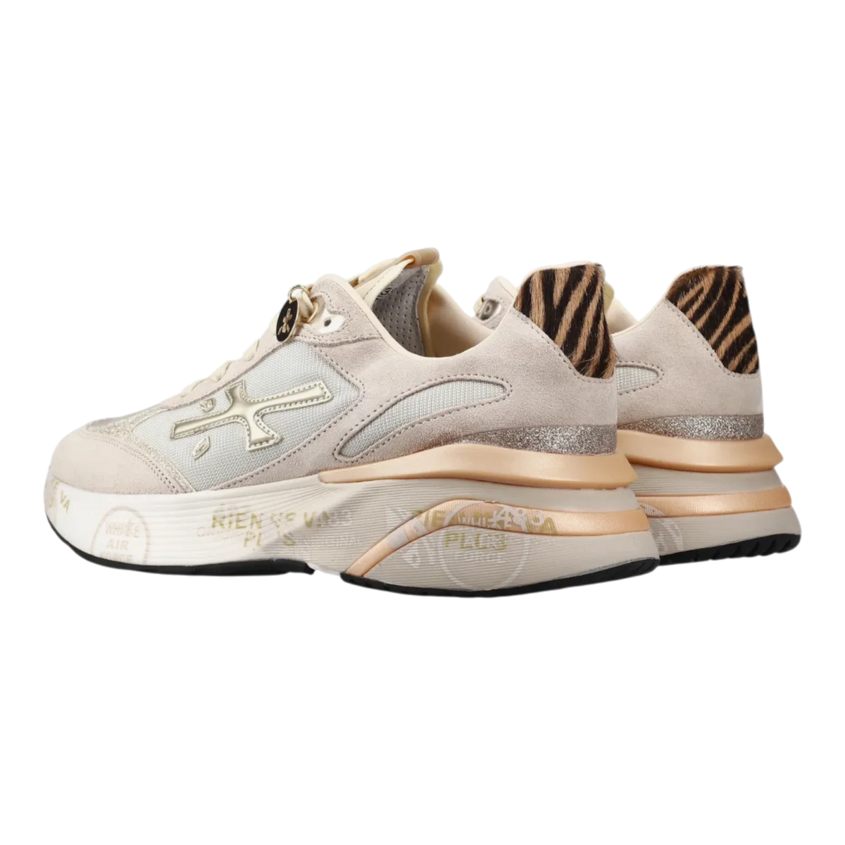 Premiata MOERUND-7800 Beige/gold Women