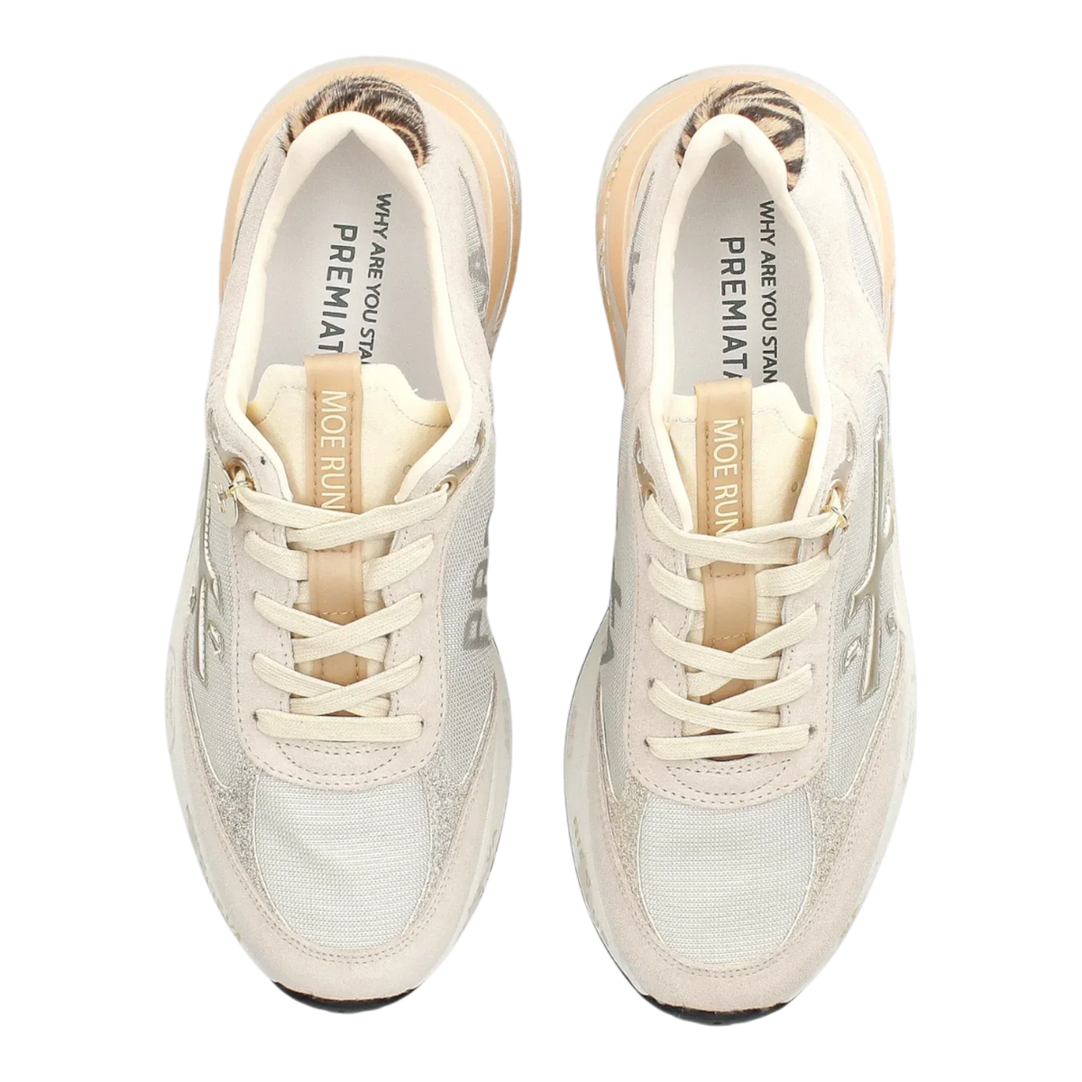 Premiata MOERUND-7800 Beige/gold Women