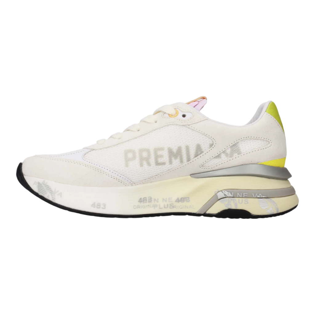 Premiata MOERUND-8303 White/Yellow Women