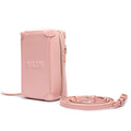 MSGM Embossed Logo Trunk Bag Pink