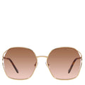Miu Miu Metal Woman Sunglass Pale Gold 52ws