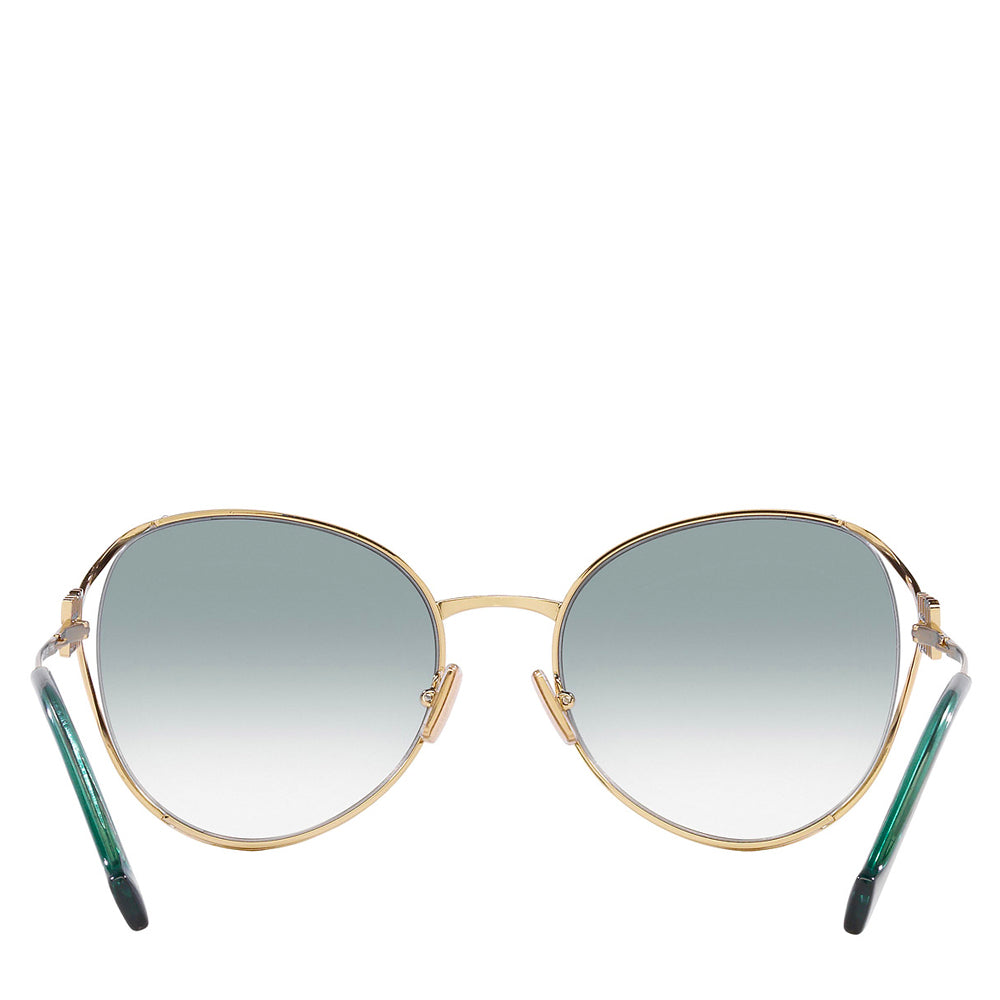 Miu Miu Metal Woman Sunglass Pale Gold 53ys