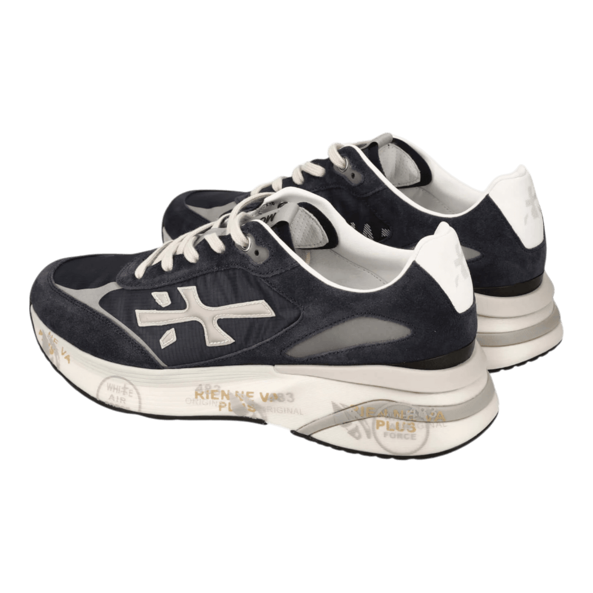 Premiata Moerun Italian Premium Sneakers Black/White Moerun-7306