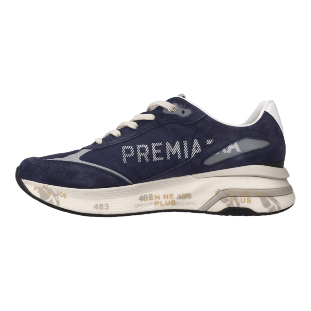 Premiata Moerun Italian Premium Sneakers Black/White Moerun-7306