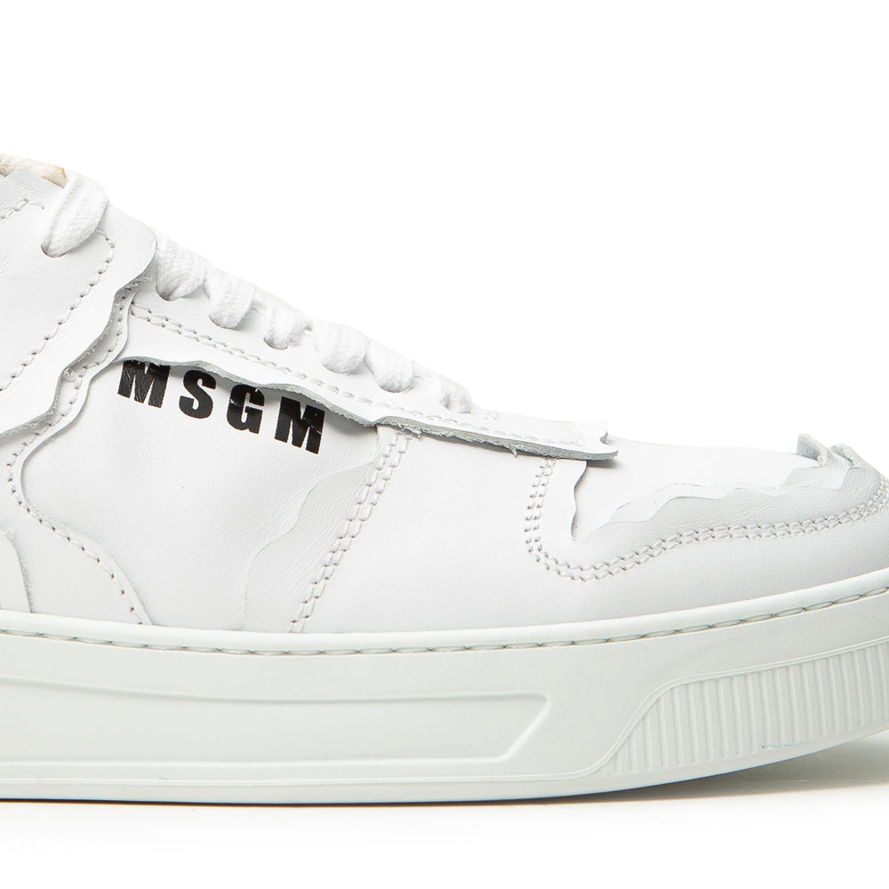 Women's Msgm Fantastic Green Sneakers Off White