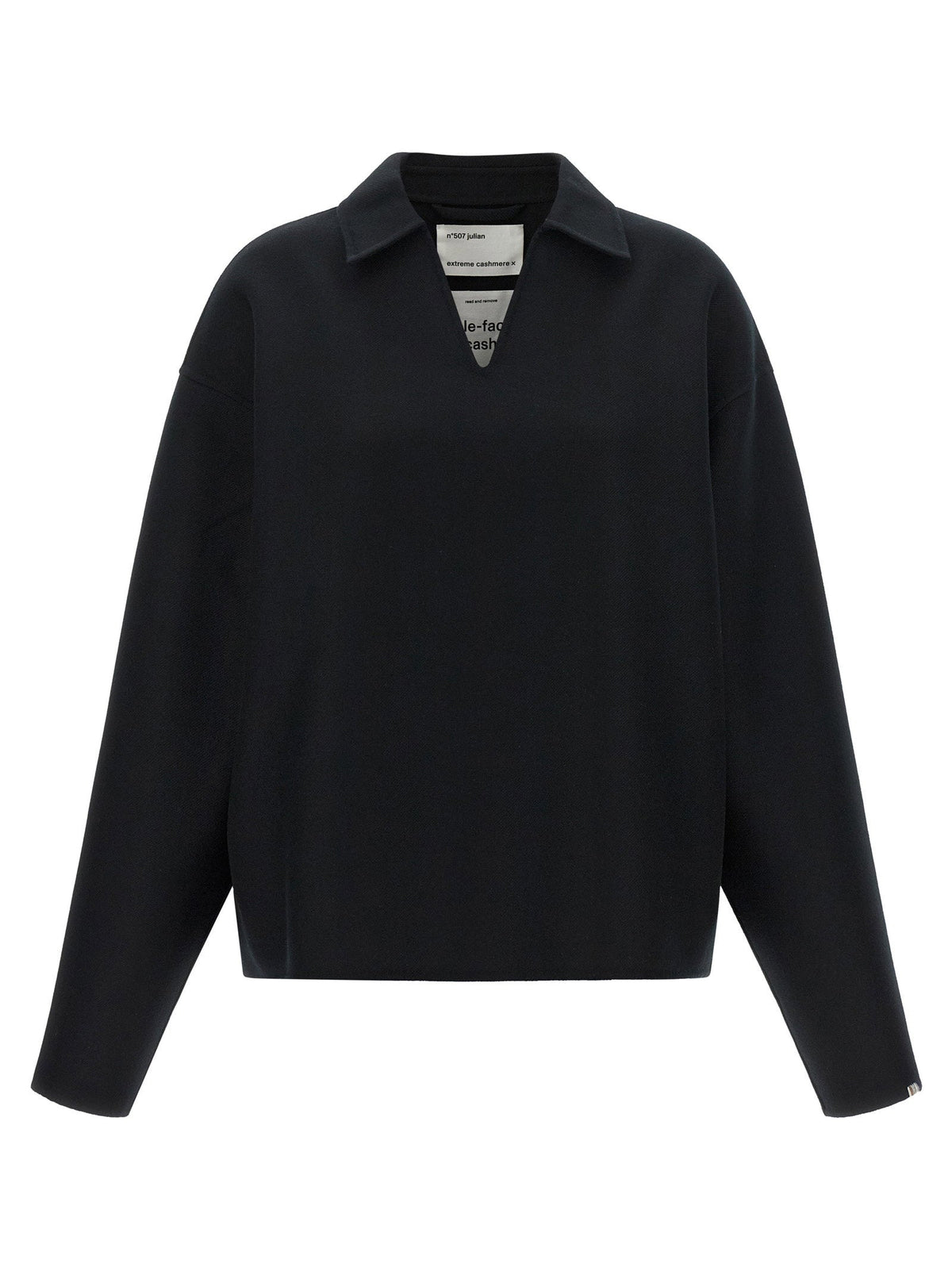 Extreme Cashmere Blouse — Black