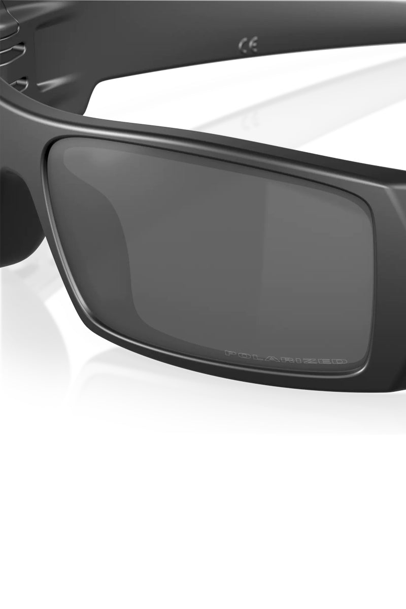 OAKLEY GASCAN MATTE BLACK W/ BLACK IRIDIUM POLARIZED