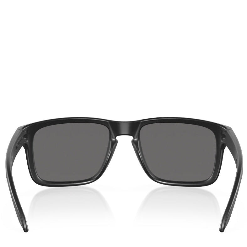 OAKLEY HOLBROOK MATTE BLACK W/ POSITIVE RED IRIDIUM