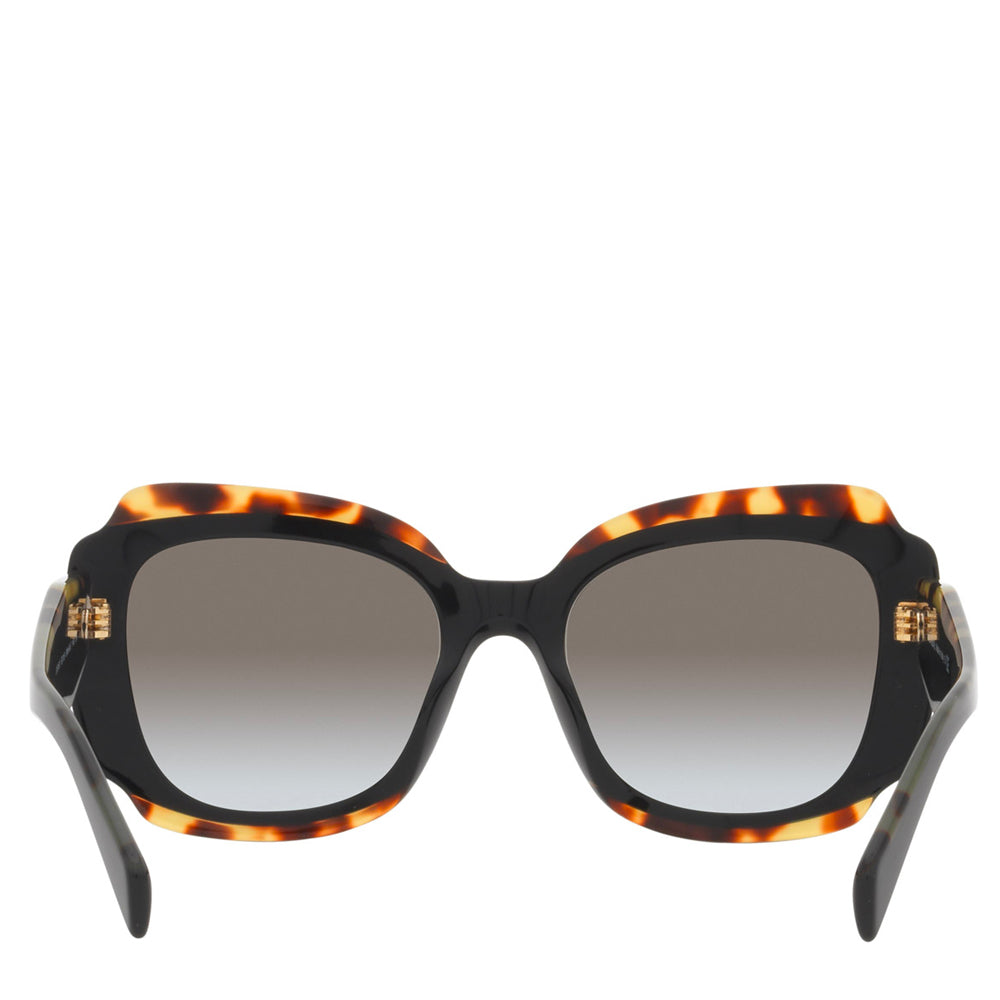 Prada Acetate Woman Sunglass Black / Havana