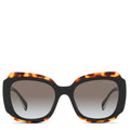 Prada Acetate Woman Sunglass Black / Havana