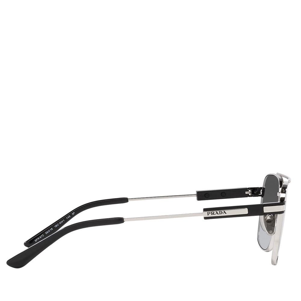 Prada Metal Man Sunglass Silver