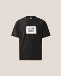 C.P. Company Stitch Block Logo T-Shirt in Black