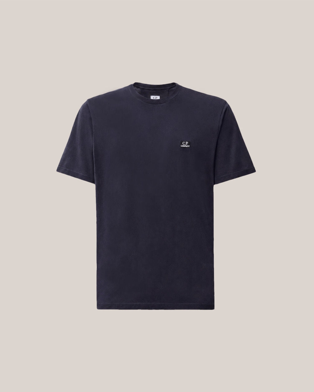 C.P. Company 30/1 Jersey Logo Patch T-Shirt in Navy