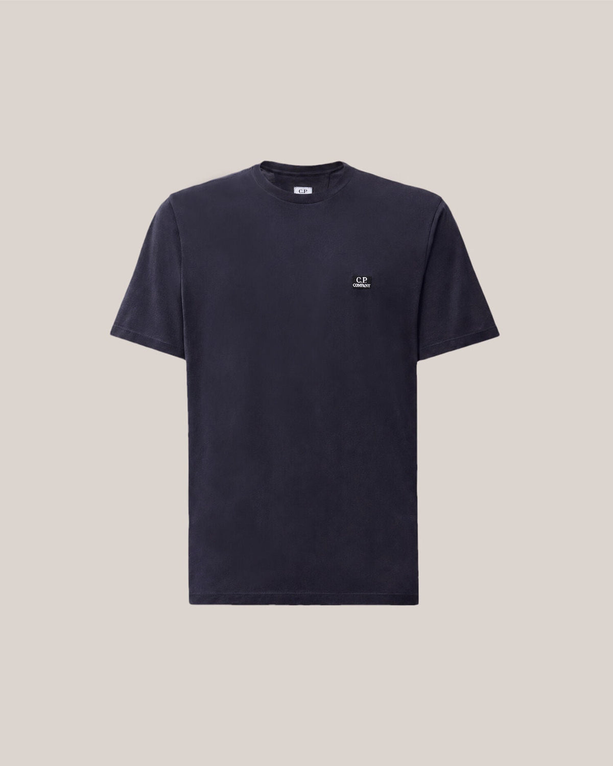 C.P. Company 30/1 Jersey Logo Patch T-Shirt in Navy