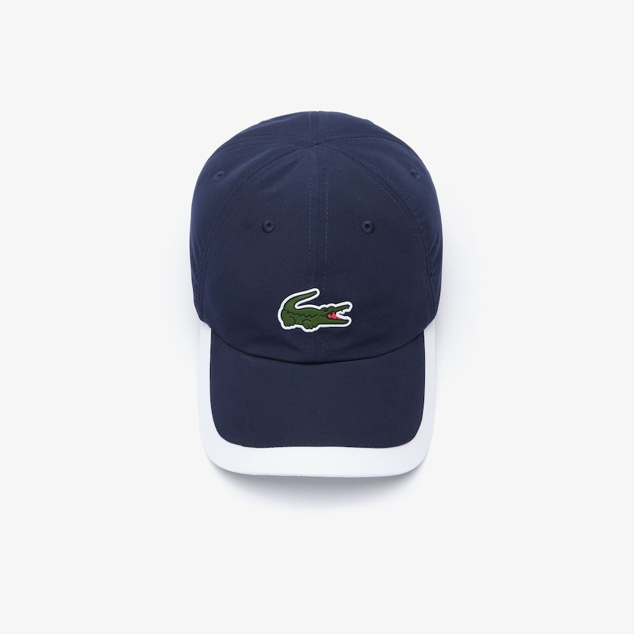 Unisex Sport Contrast Border Lightweight Cap Navy Blue/white