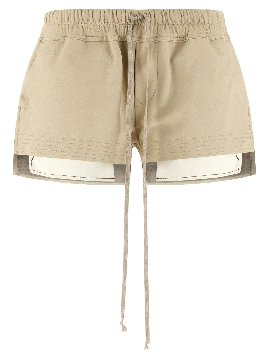 Rick Owens Fog Boxers Shorts — Beige