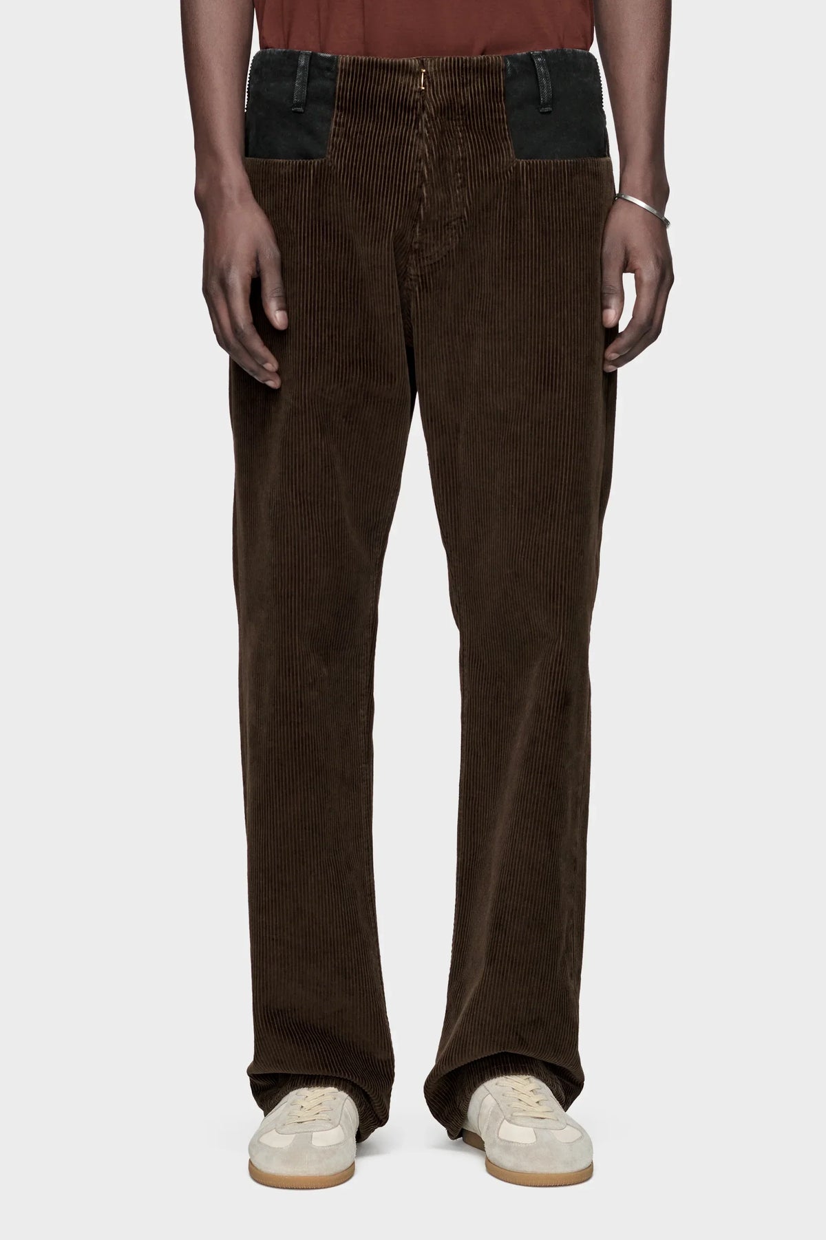 Maison Margiela Waistless Trousers — Brown