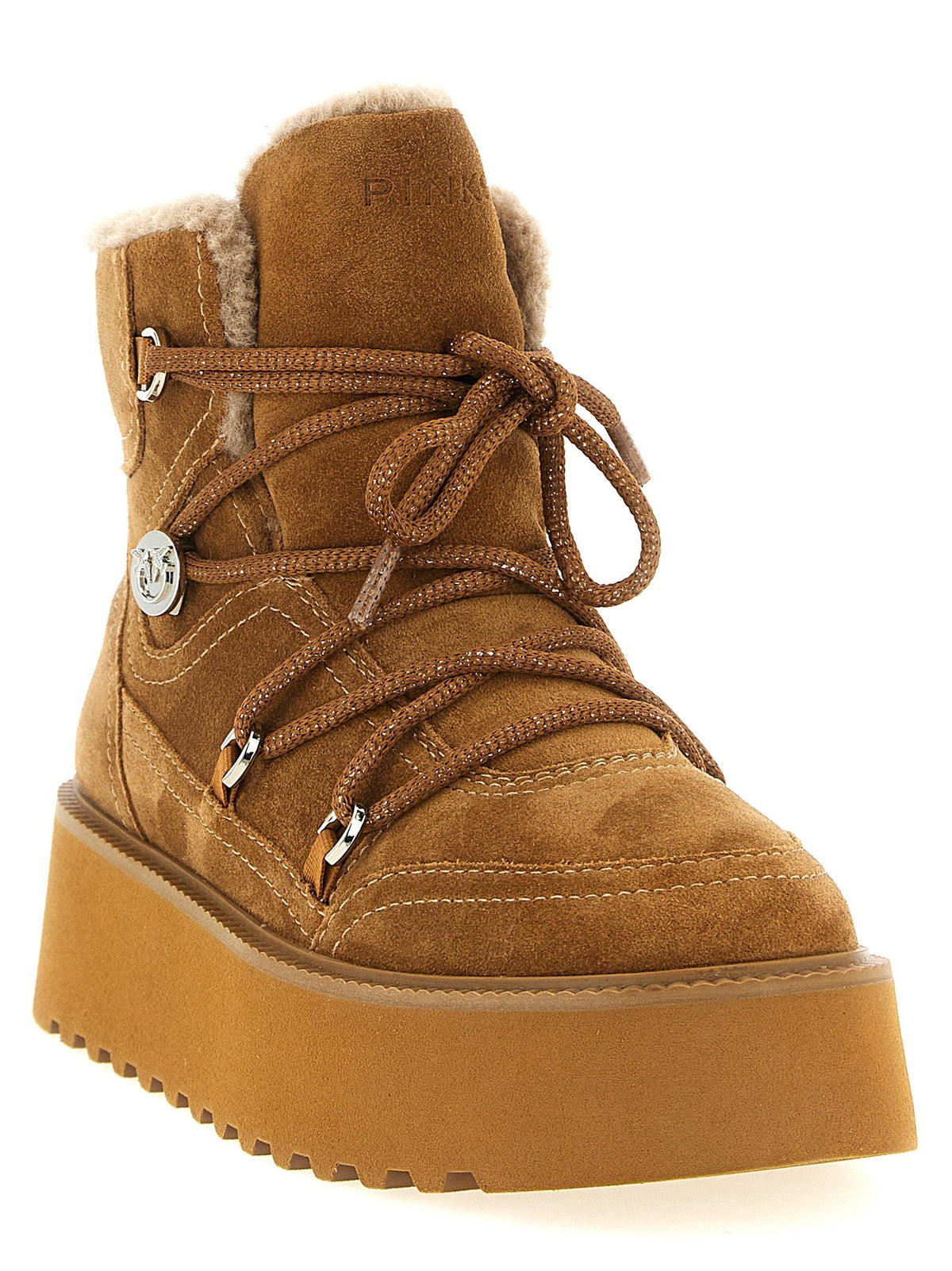 Pinko Martina Ankle Boot — Tan