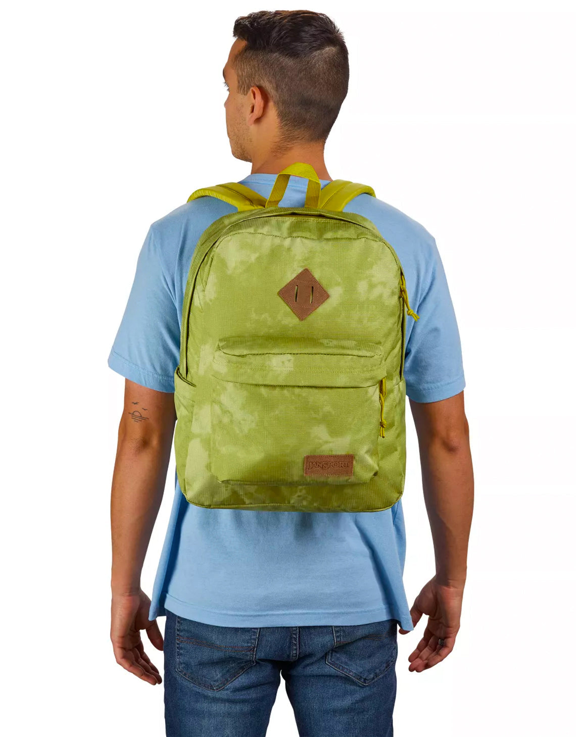 JANSPORT<br>SUPERBREAK® PLUS FX LENTIL SPROUT ERODED RIPSTOP