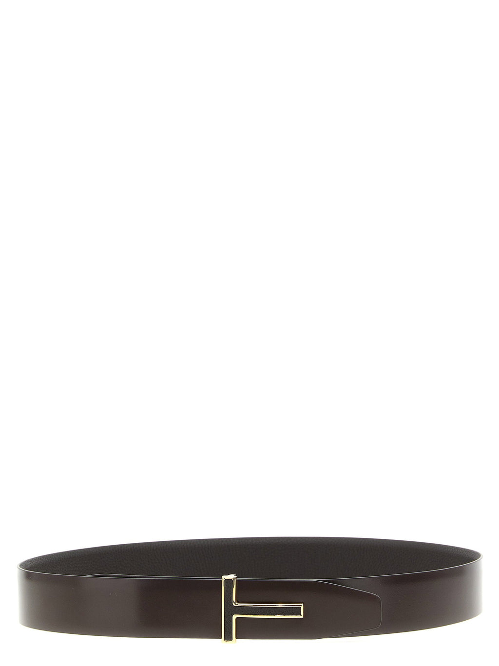 Tom Ford Reversible Leather Belt — Black