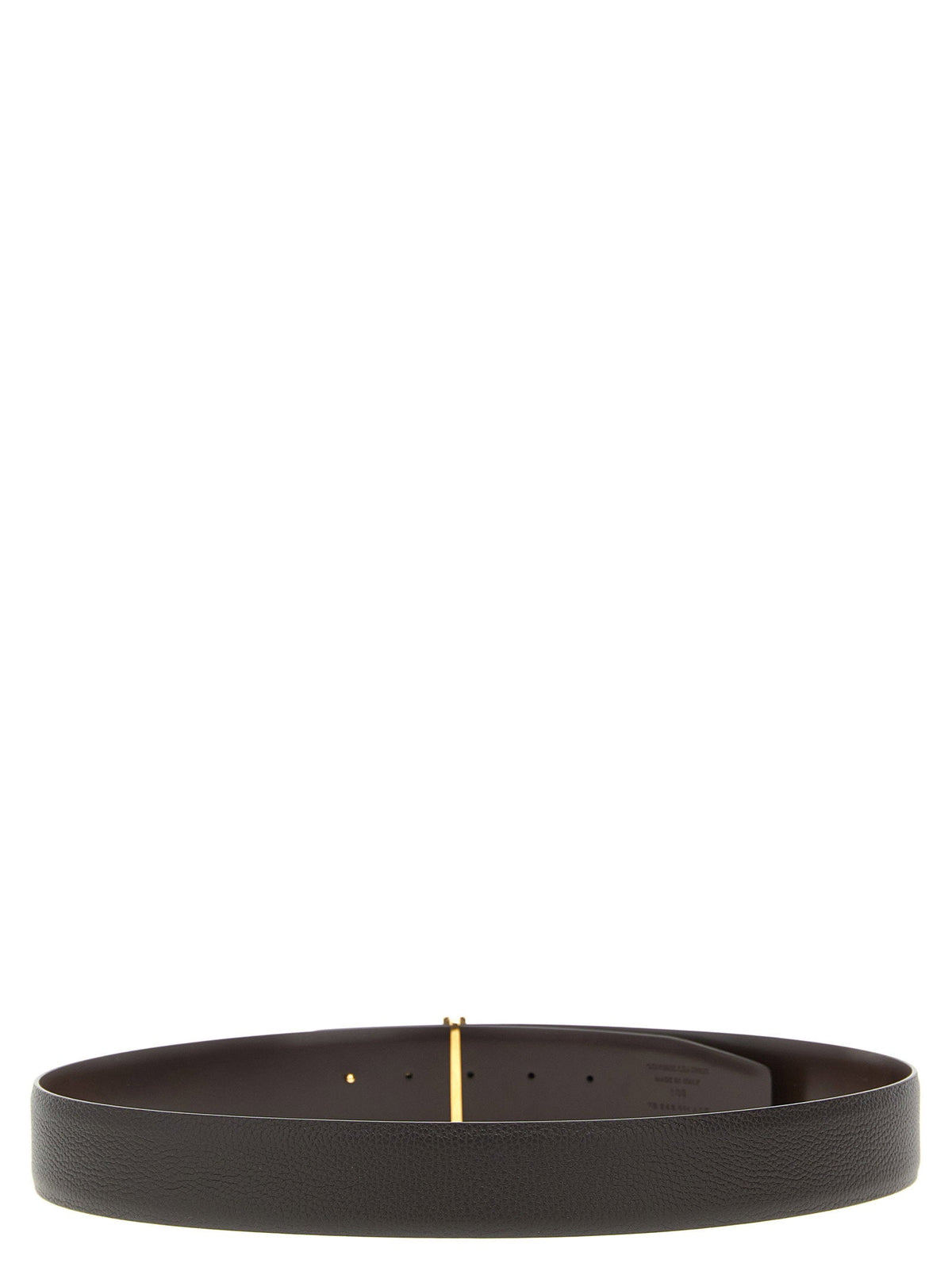 Tom Ford Reversible Leather Belt — Black