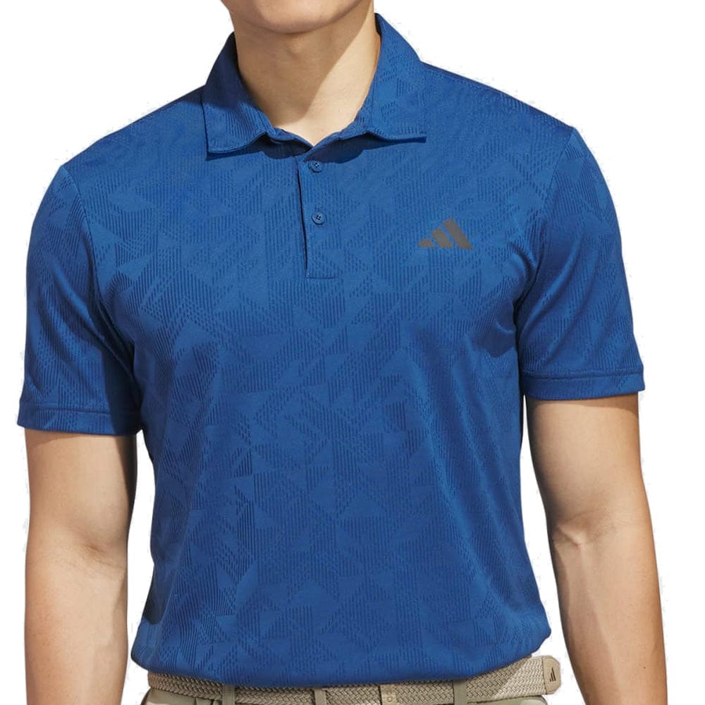 adidas Ultimate365 Jacquard Polo Shirt - Dusky Petrol
