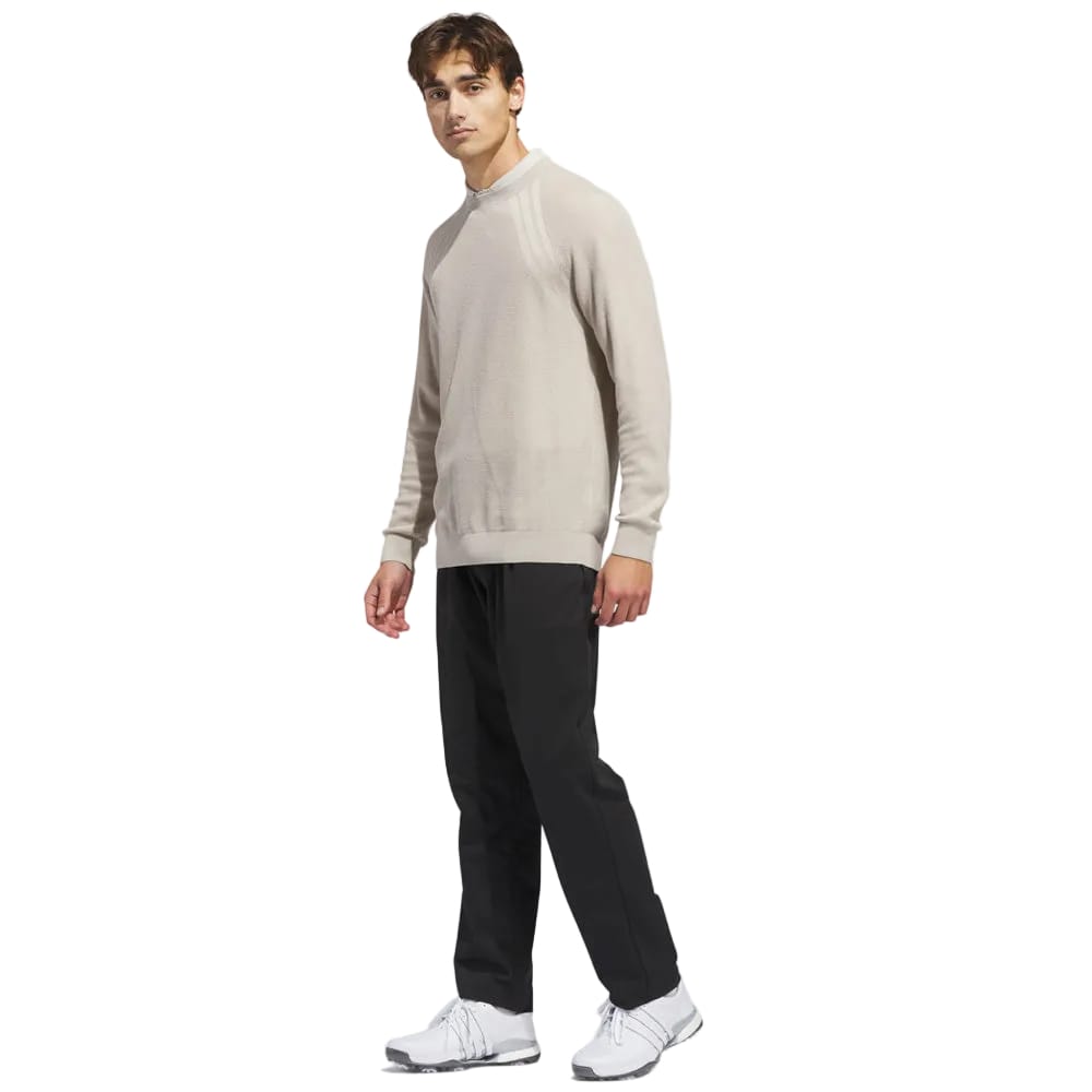 adidas Ultimate365 Tour Knit Crewneck - Wonder Alumina