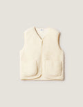 Maison Kitsune Vest — Beige