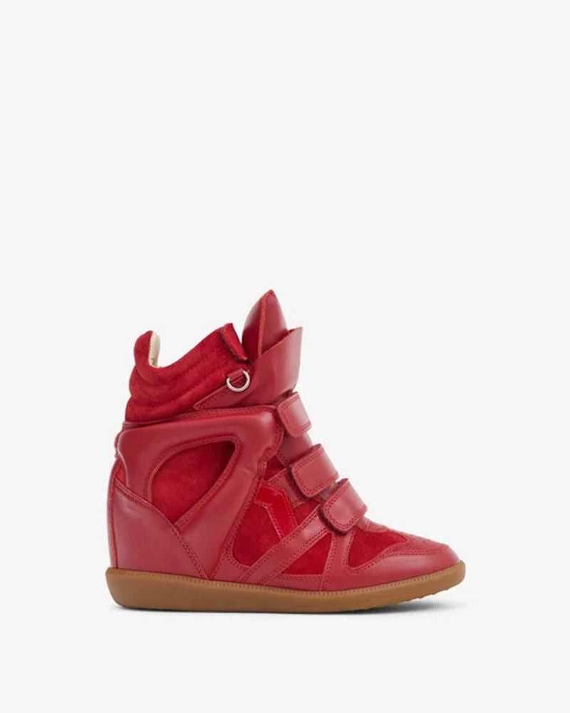Isabel Marant Basketball Im H26 Sneaker — Red