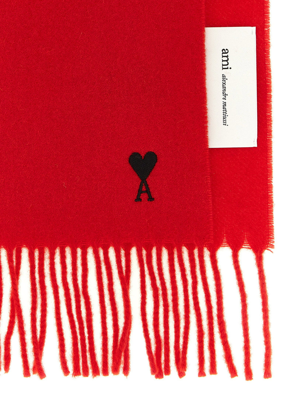 Ami Paris Scarf — Red