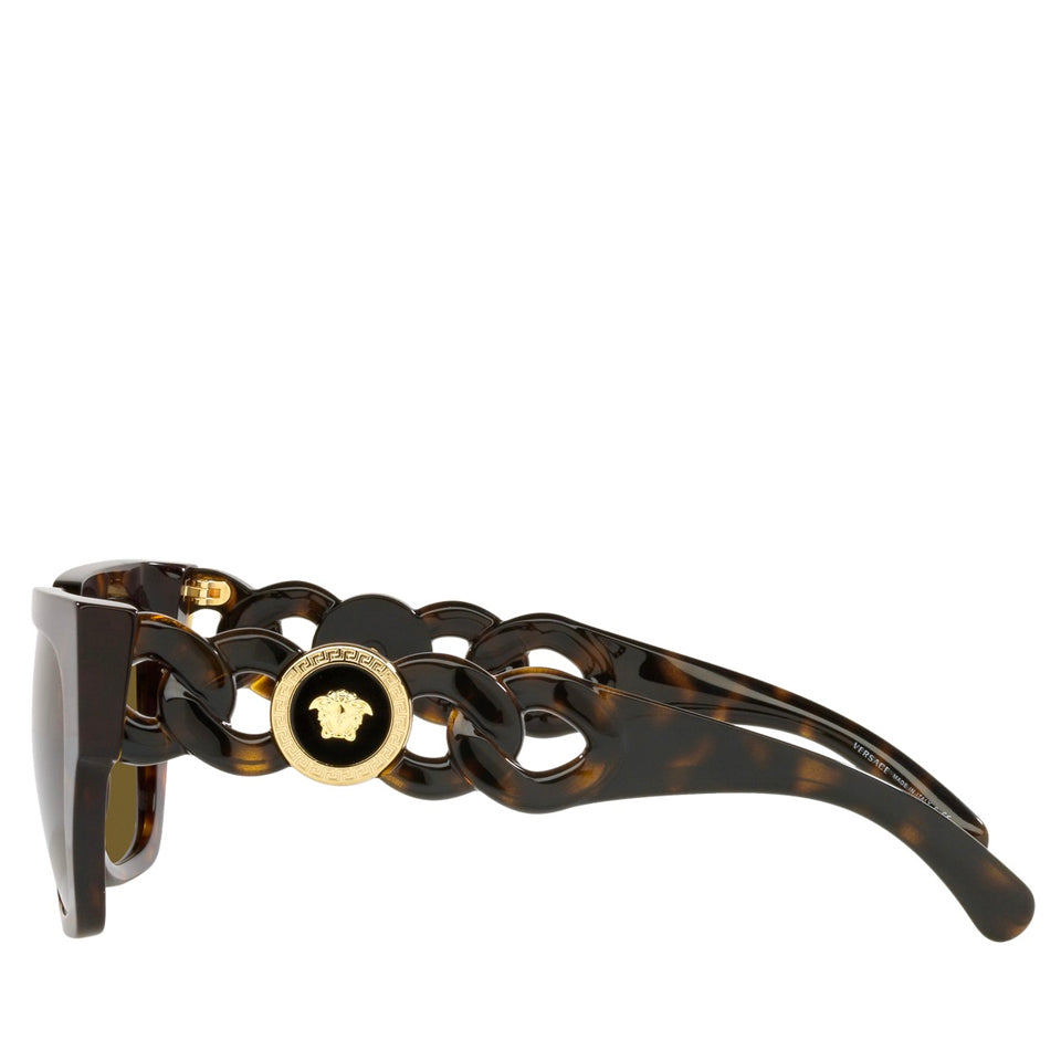 Versace Acetate Woman Sunglass Havana