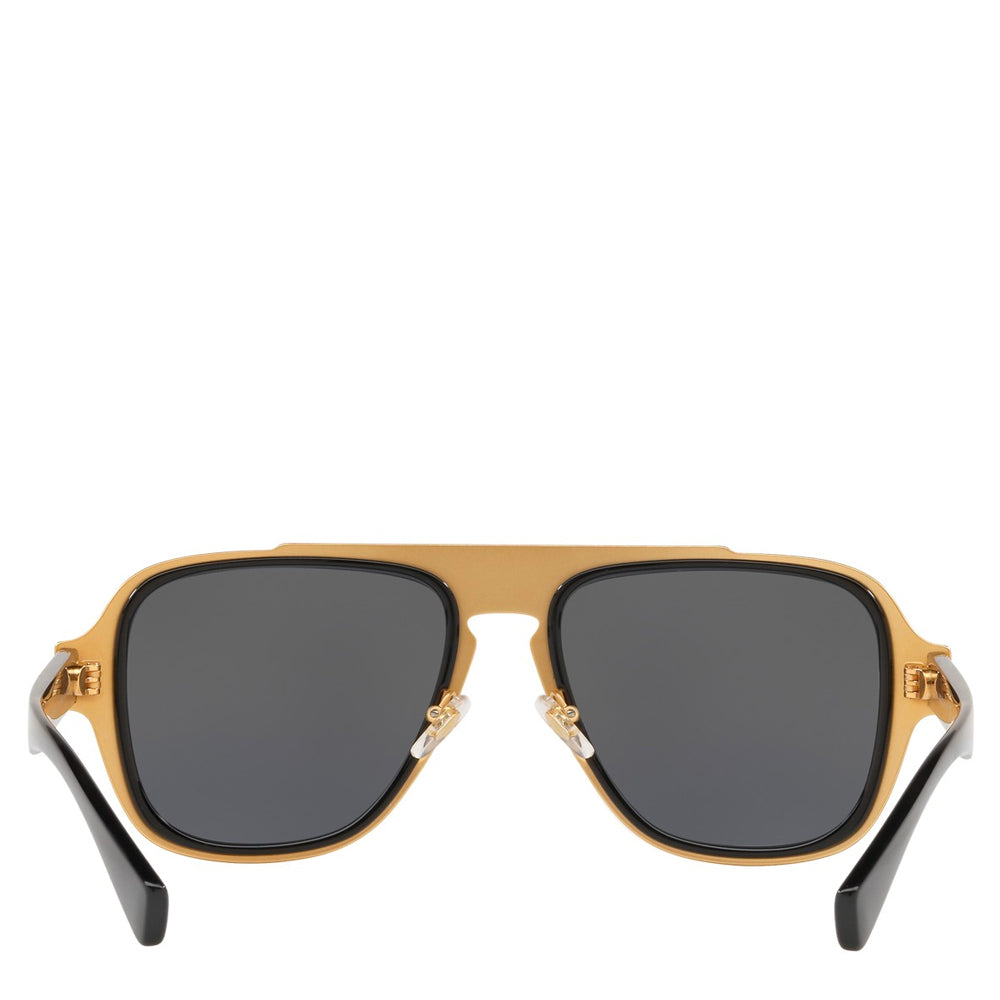 Versace Metal Man Sunglass Black
