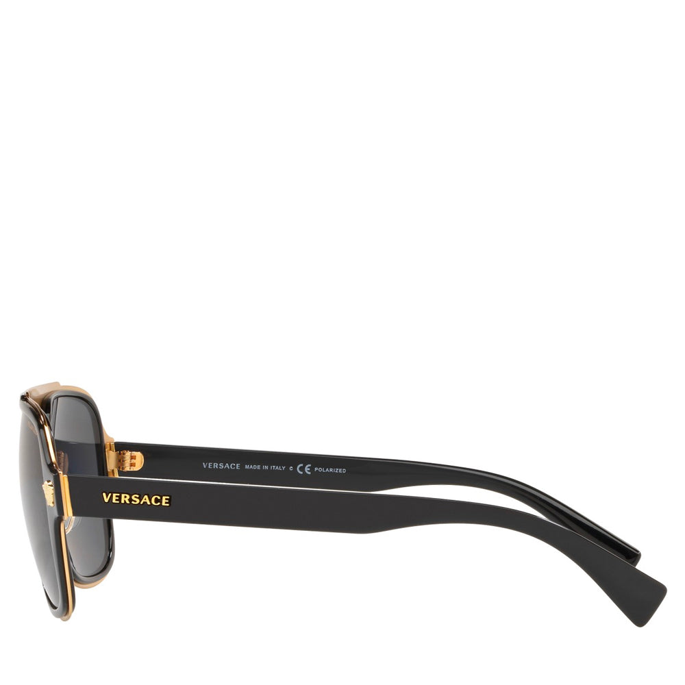 Versace Metal Man Sunglass Black
