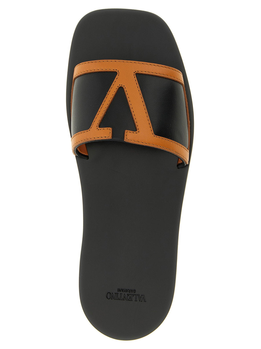 Valentino Garavani Slides — Tan