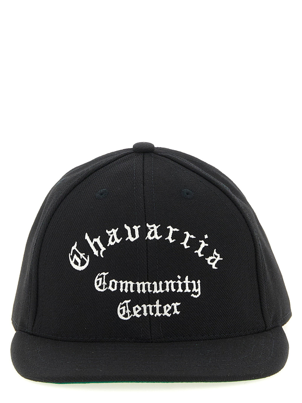 Willy Chavarria Embroidered Logo Baseball Cap — Black