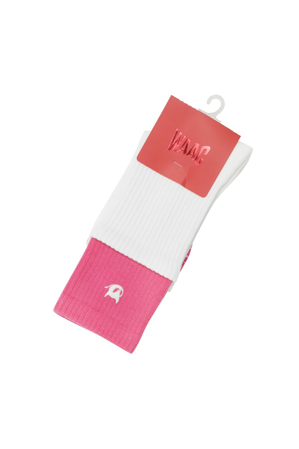 Athletic Women Double Socks Pink