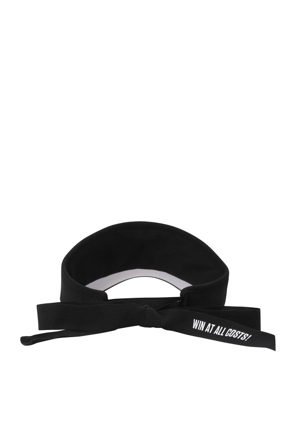 Women's WAACKY Ribbon Sun Visor Black