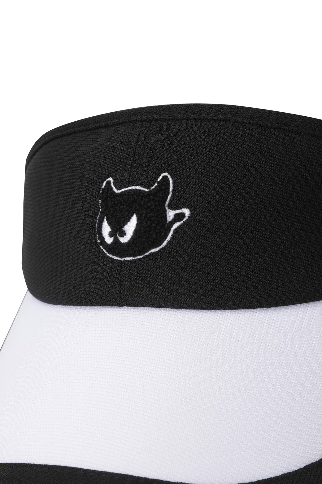 Women's WAACKY Ribbon Sun Visor Black