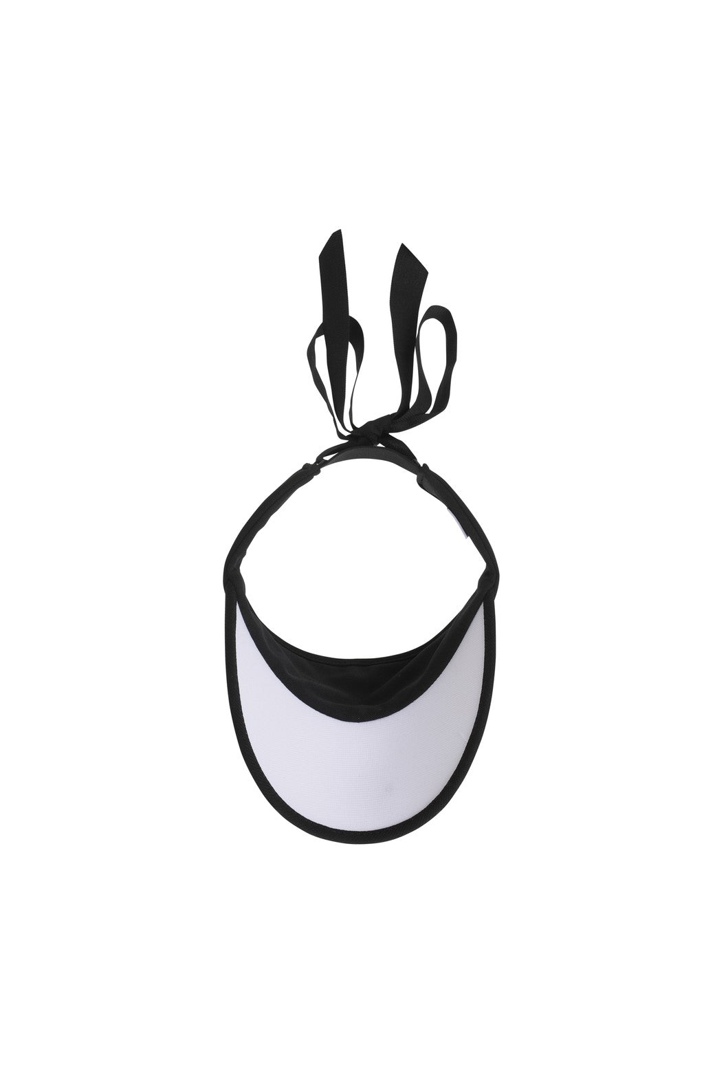 Women's WAACKY Ribbon Sun Visor Black