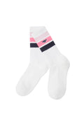 Women's Stripe Socks Pink