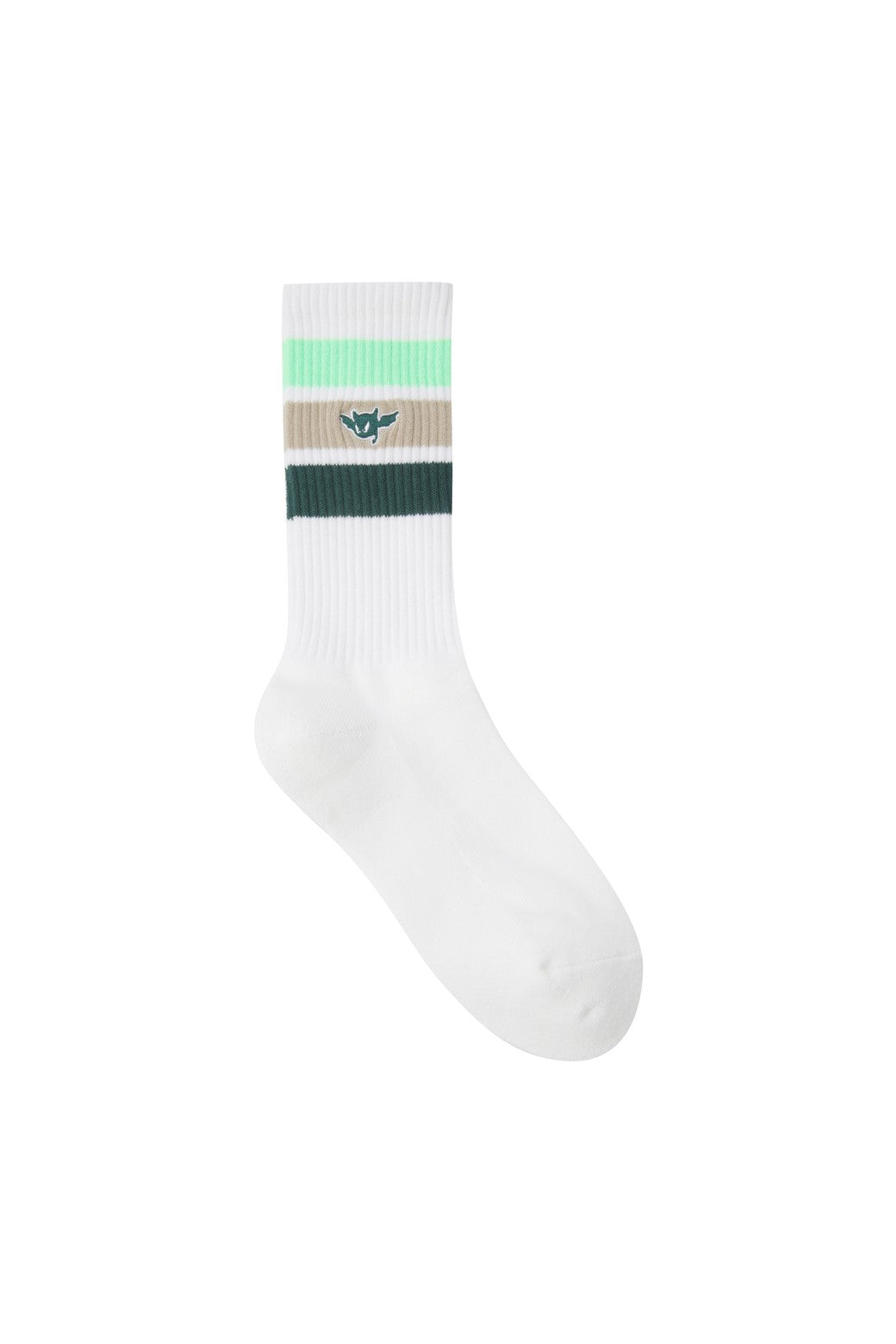 Women's Stripe Socks Neon Yellow