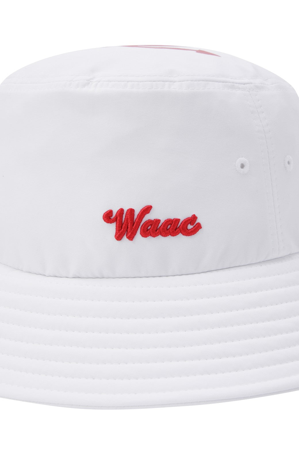 Women's WAACKY Open Back Bucket Hat WHITE