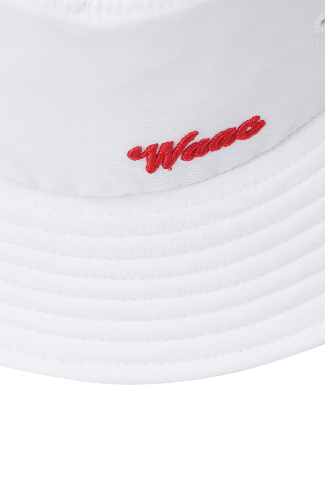 Women's WAACKY Open Back Bucket Hat WHITE