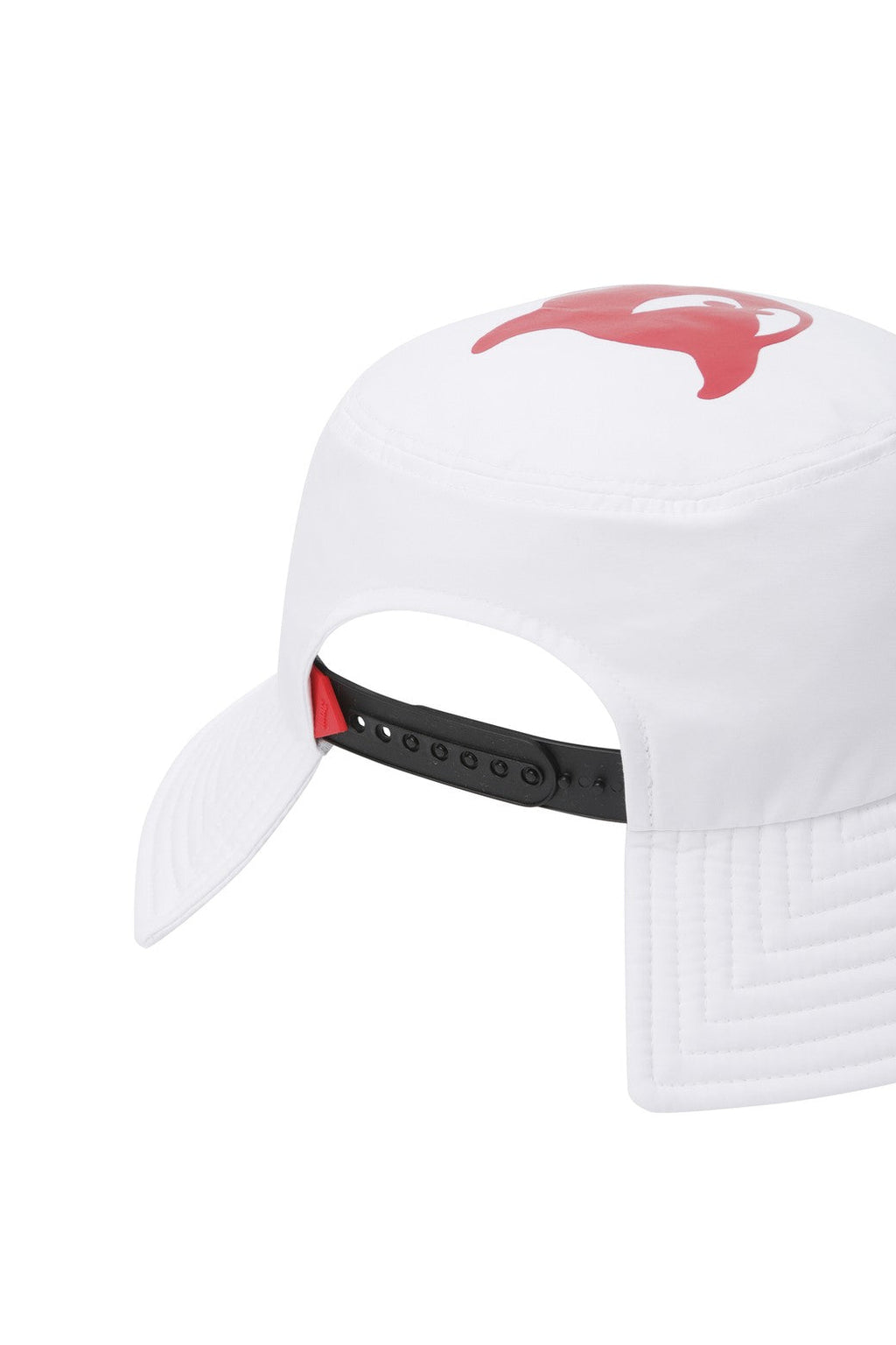 Women's WAACKY Open Back Bucket Hat WHITE