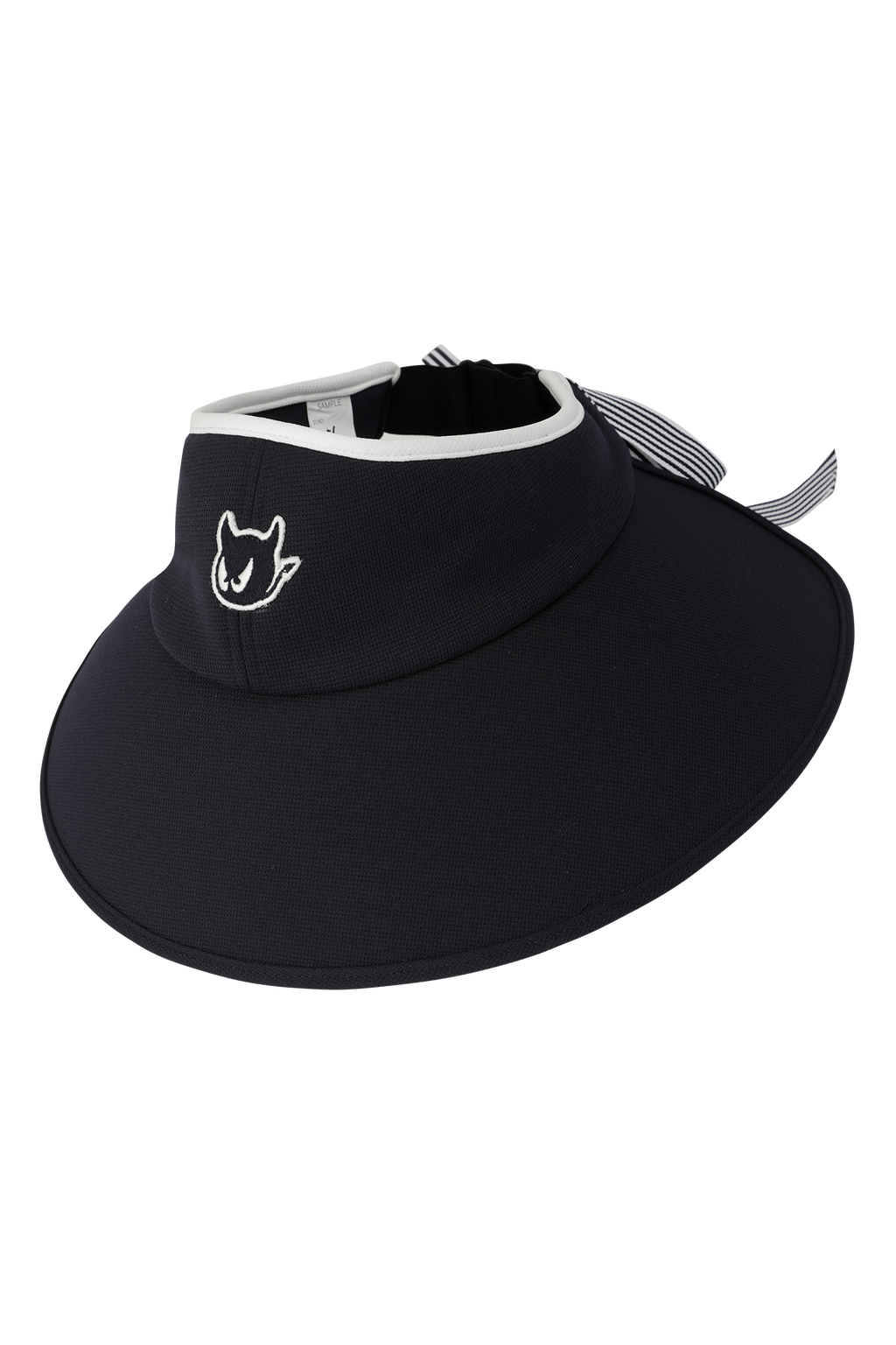 Women's Ribbon Floppy Visor Navy