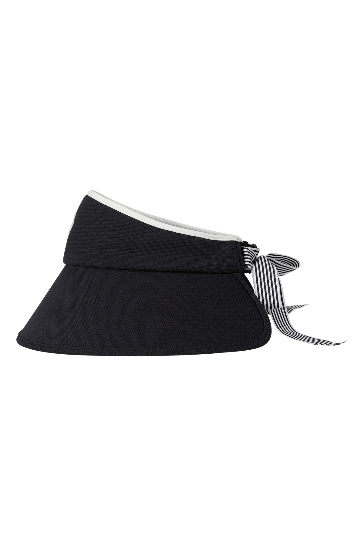 Women's Ribbon Floppy Visor Navy