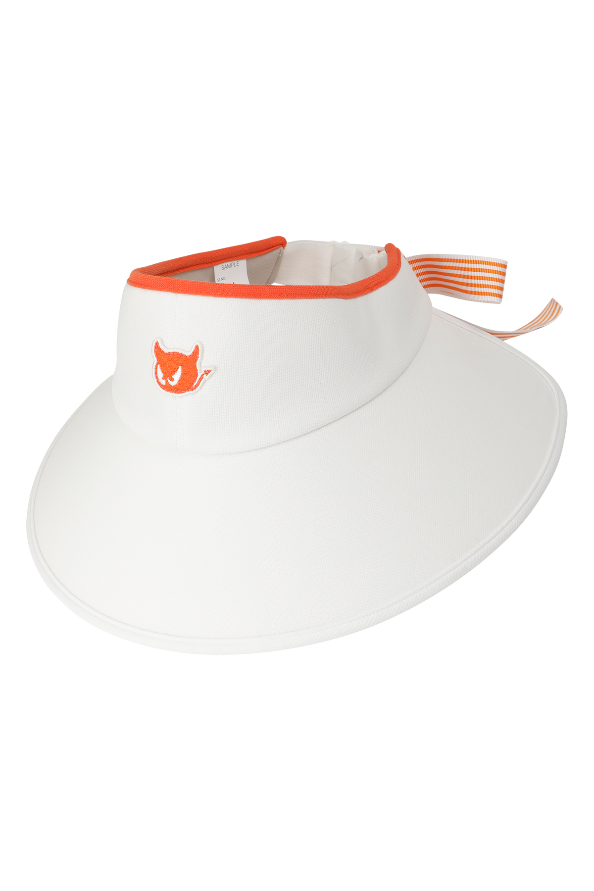 Women's Ribbon Floppy Visor White