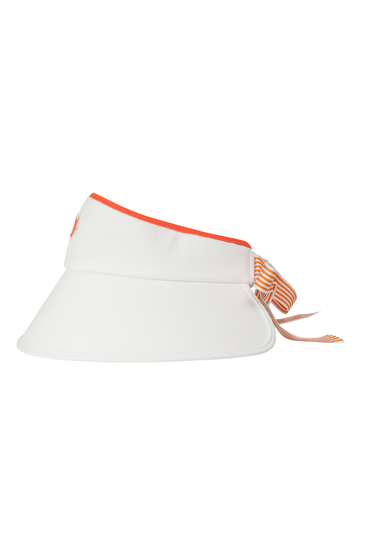 Women's Ribbon Floppy Visor White