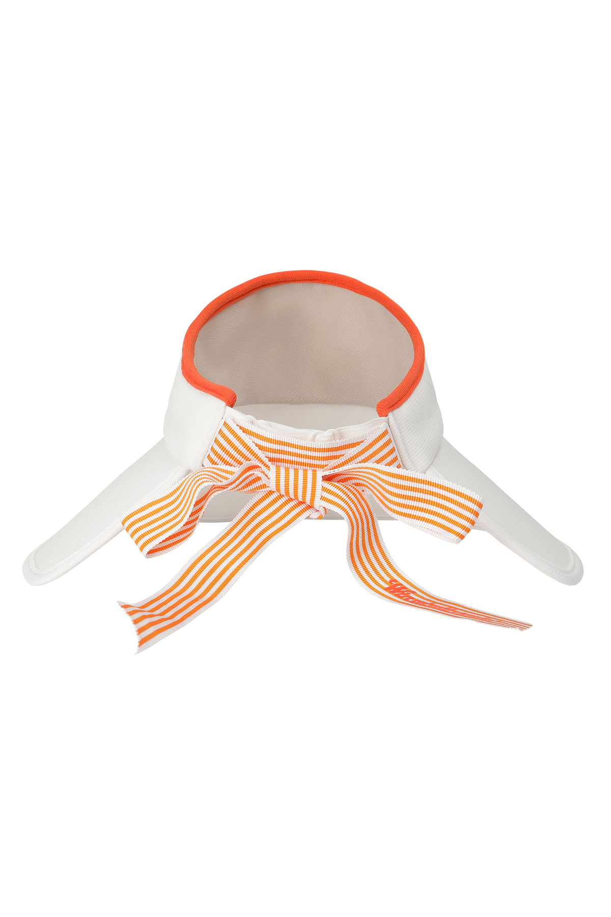 Women's Ribbon Floppy Visor White