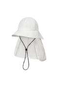 Women's Detachable Desert Bucket Hat White